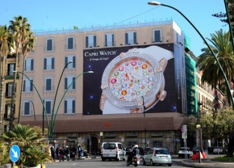 Capri Watch: a Napoli il pi&ugrave; grande maxi impianto mai realizzato in Campania