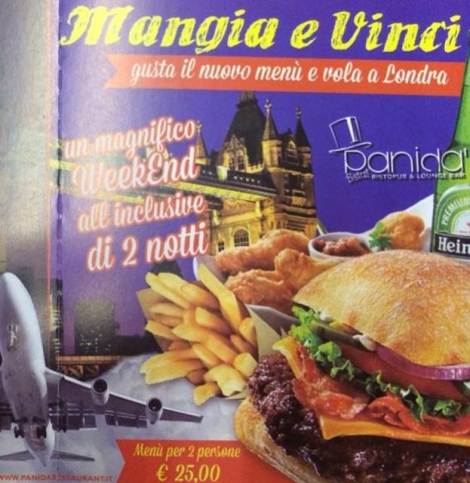 Al Panid&agrave; Mangia e Vinci!